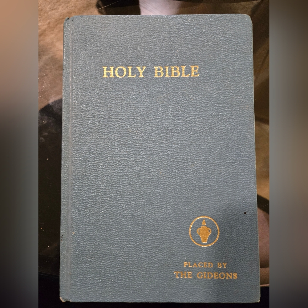 Blue Holy Bible
